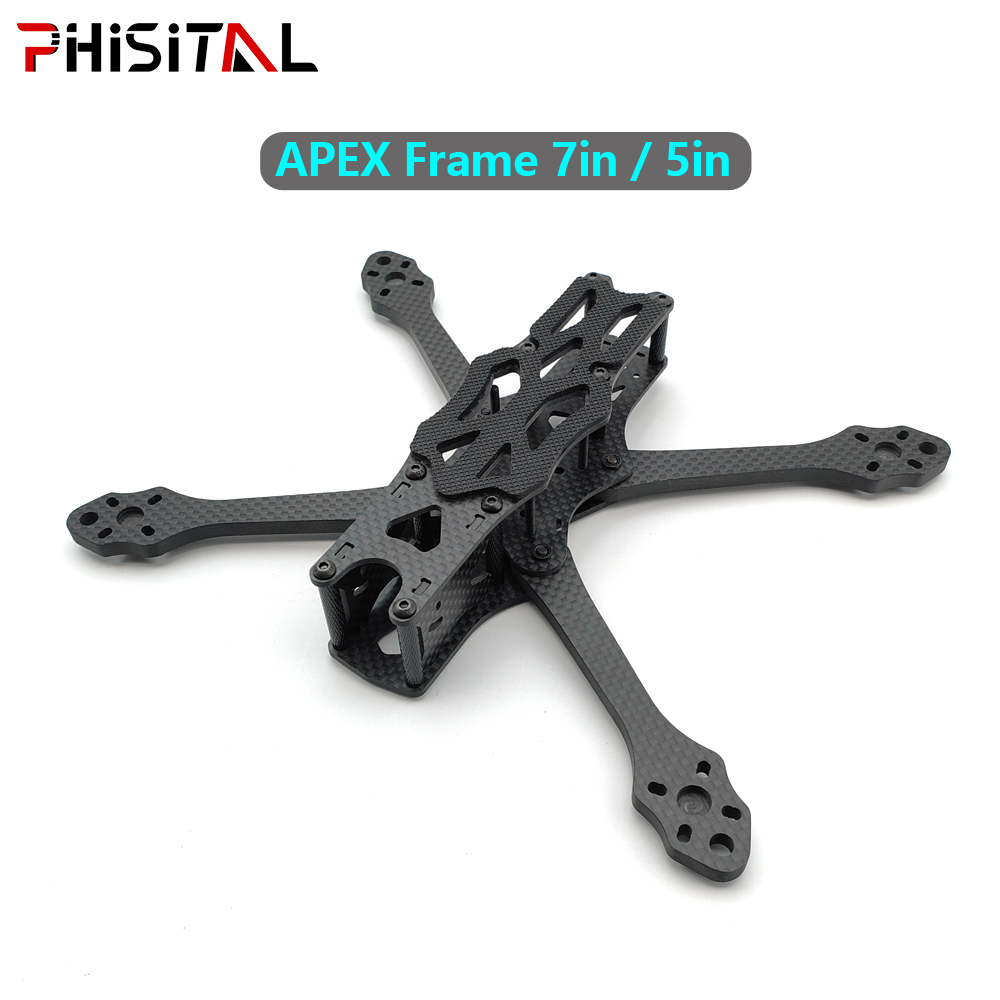 Drone Racing Vtx - APEX-Rahmen, 7 Zoll/6 Zoll/5 Zoll, Carbonfaser-Quadcopter-Rahmen-Set