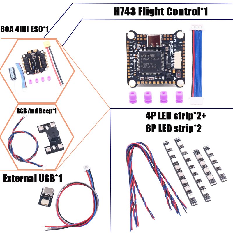 RCtoSky F4V3S PLUS F722 F745 H – Drone Racing Flight Controller Bewertung und Preis