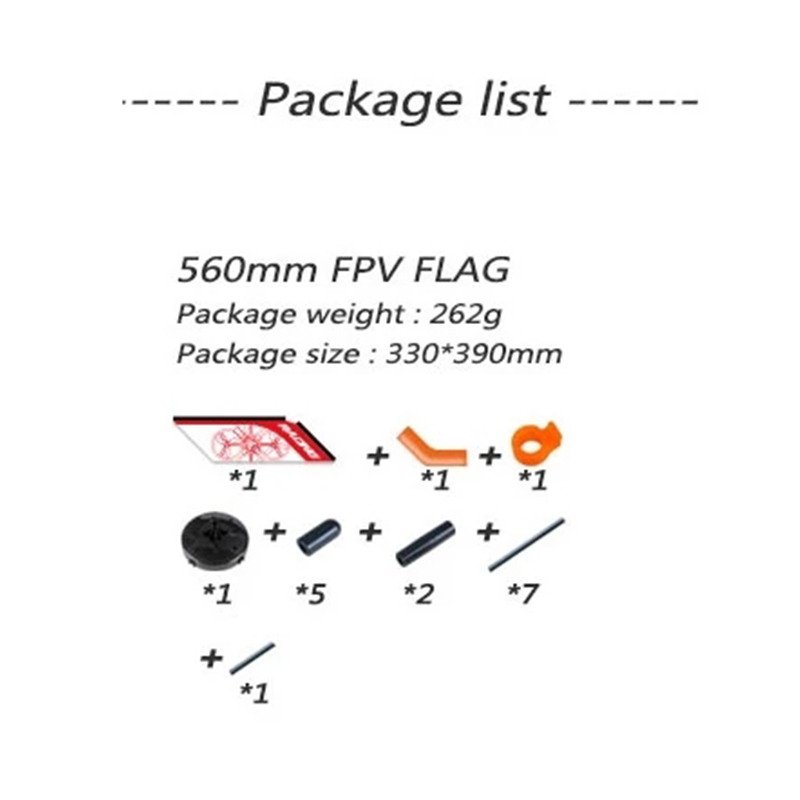 LDARC 560 mm FPV Freestyle Out – Drone Racing Flag Bewertung und Preis
